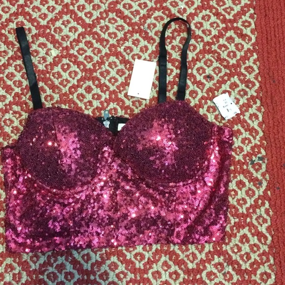 Cropped top bra padded