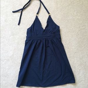 VS Navy Halter Dress