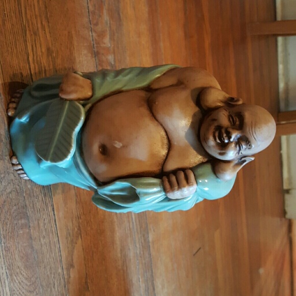 Authentic buddah statues red and green stamped