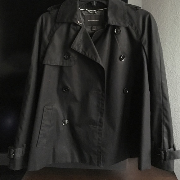 Banana Republic short A line pea coat