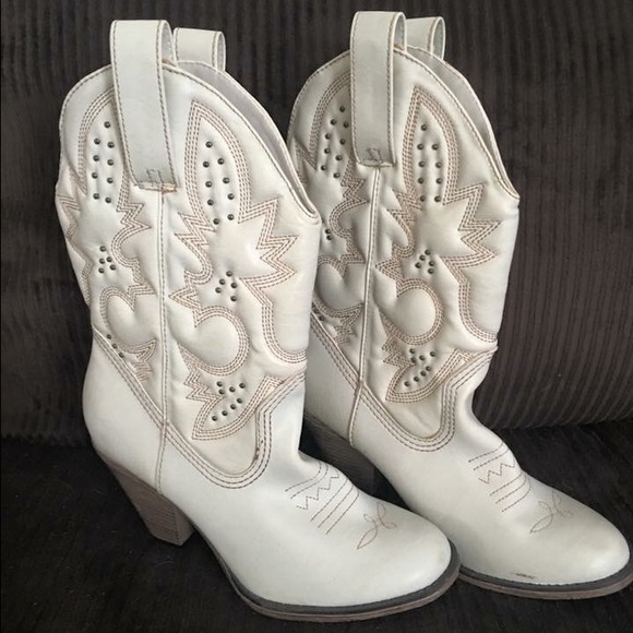White Cowboy Boots