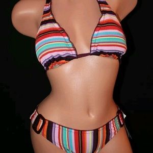 BECCA BIKINI SET MEDIUM TOP/SMALL BOTTOMS NEW