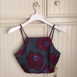 Topshop Crop Top Sz 6