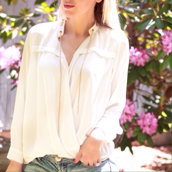 White Gold Rope Blouse ❕LAST❕ - Picture 4 of 4