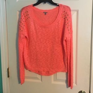Bright pink sweater