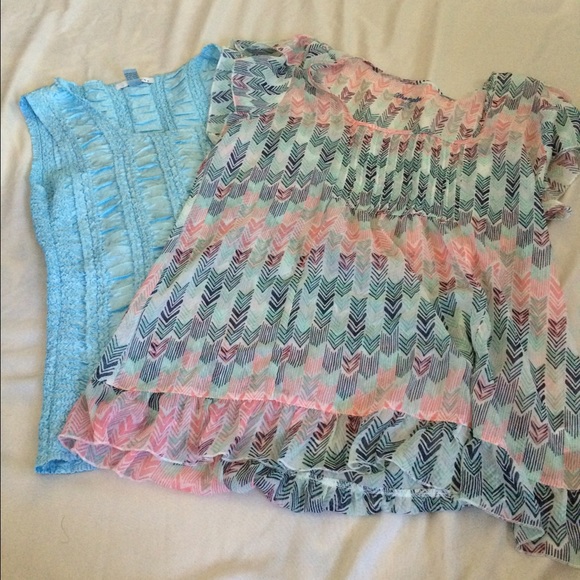 Two pretty summery shirts