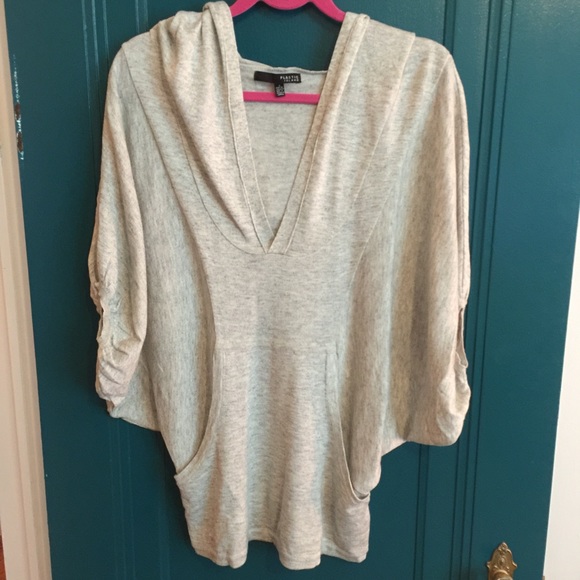 Anthro Hooded Sweater