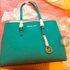 Michael Kors teal bag