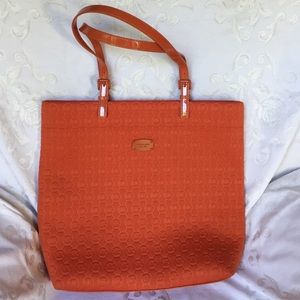 Michael Kors Neoprene Tote Bag Tangerine Orange