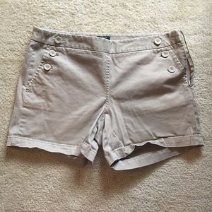 Jcrew city fit khaki shorts