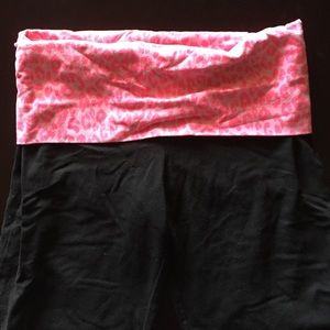 Pink yoga pants!