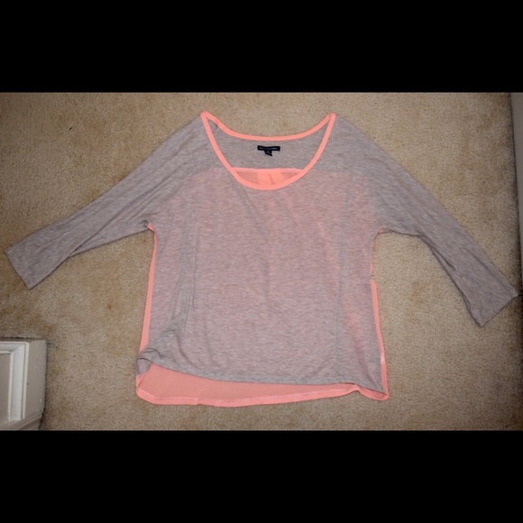 Sheer back blouse