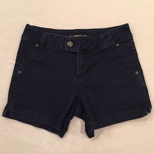 D.Jeans Dark Denim Shorts