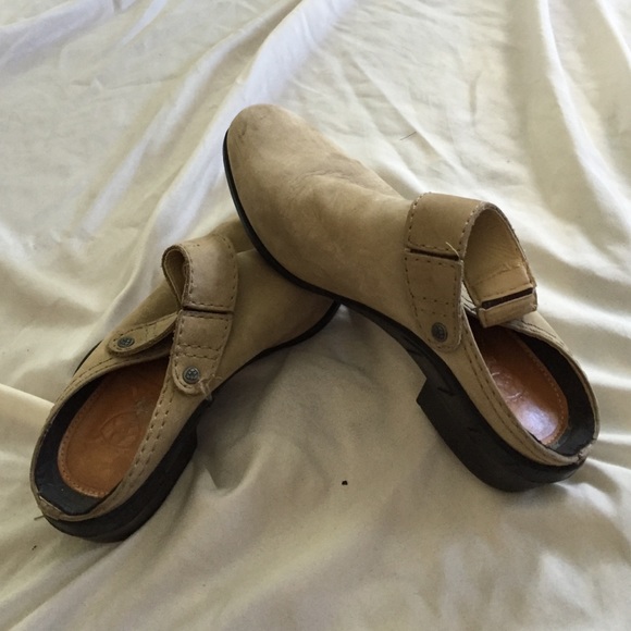 Ariat suede clogs