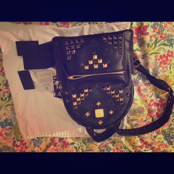 MCM Small Stark M Studded Backpack RP:$890