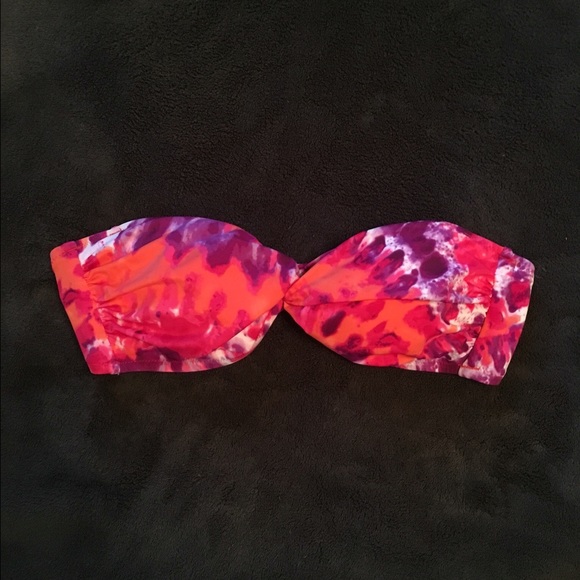 Victoria's Secret Pink Tie Dye Bikini Top Bandeau