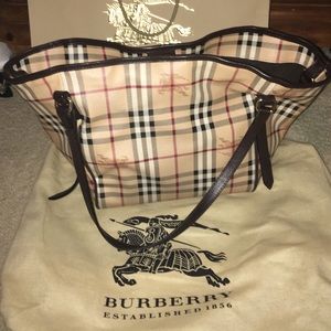 Burberry haymarket tote
