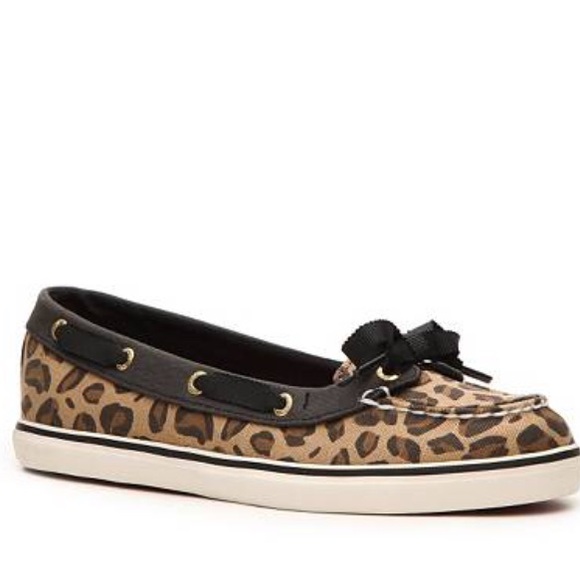 Sperry Shoes - Sperry Top-Sider Hailey Leopard Boat Shoe