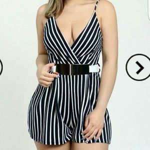 Spaghetti strap romper