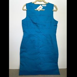 NWT Gorgeous turquoise Calvin Klein dress