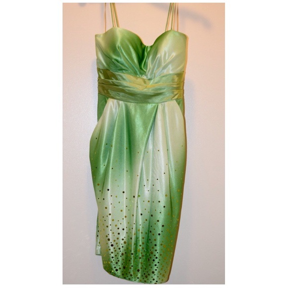 Green semi formal dress