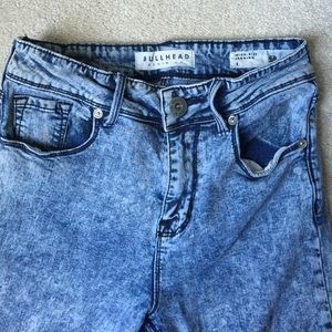 PacSun Bullhead High-Rise Blue Acid Wash Jeans