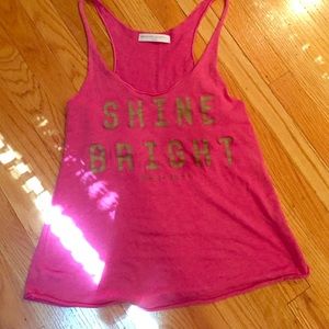 Spiritual gangster shine bright tank in pink