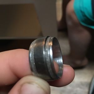 Cool fake ring great for matching.