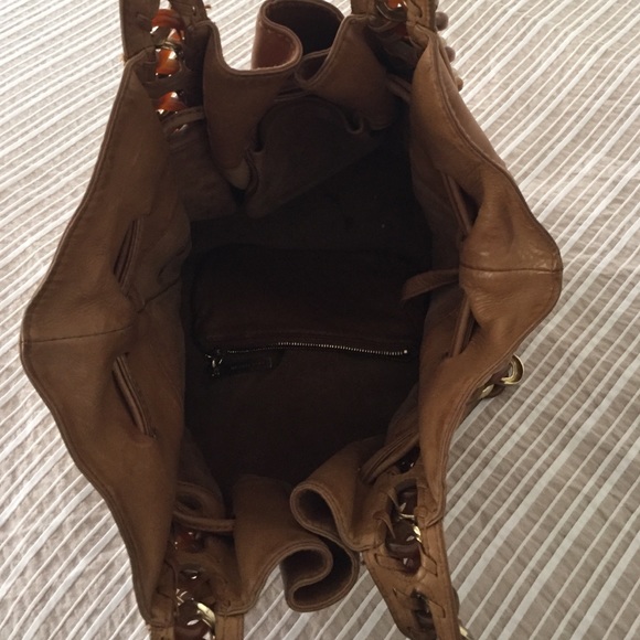 Michael Kors tan leather hobo - Picture 3 of 3