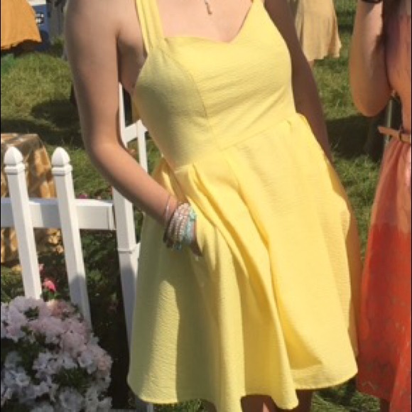 Lauren James Livingston Solid Seersucker Dress - Picture 2 of 3