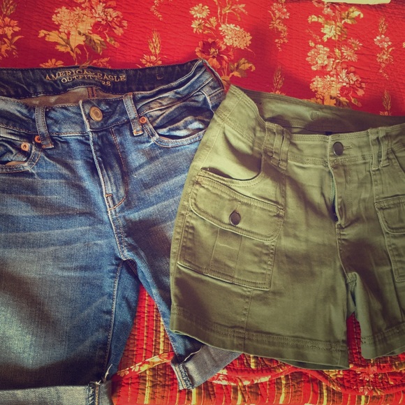 Lot of 2: Kut from Kloth & America Eagle Shorts