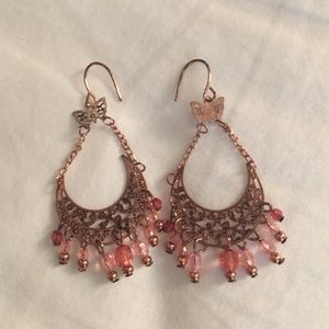 Hand made butterfly earrings!