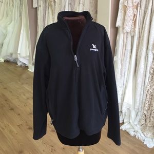 Black Young Life Zip Up Fleece
