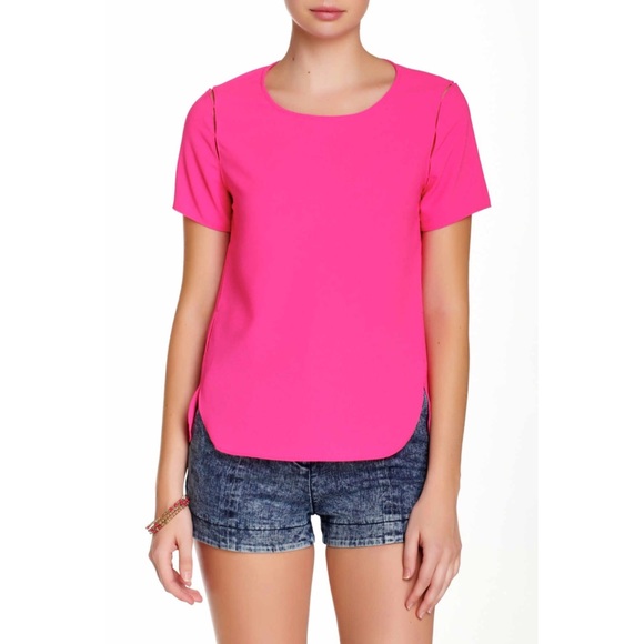 Lucy Paris Cutout Blouse