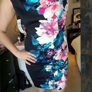Form fitting cocktail dress