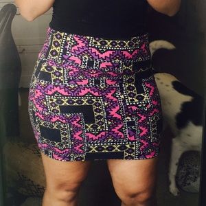 Tribal print high waisted Nordstrom skirt