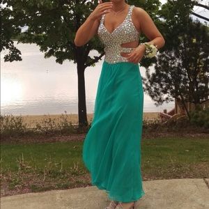 Blue La Femme Prom Dress