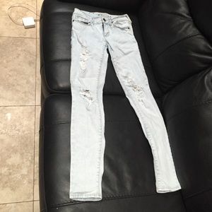 Pacsun skinny ripped jeans