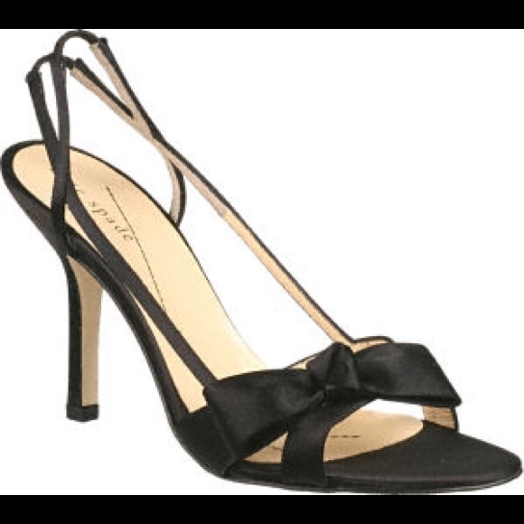 kate spade Shoes - Kate Spade Lover chocolate satin heels 6
