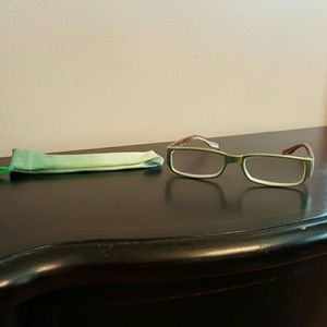 New Green and Gold Fashion Reading Glasses 3.50