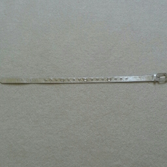 Silver belt with rhinestones - Picture 2 of 3