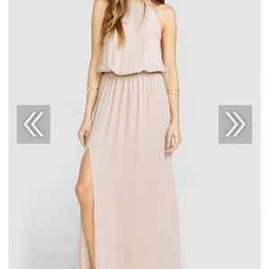 NWT Heather Halter Maxi Dress