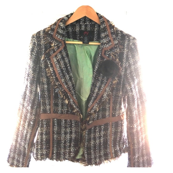 Knitted blazer