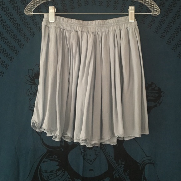 light blue skirt
