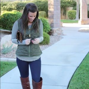 Natural Reflections Quilted Vest - Medium