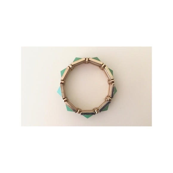 ‼️SOLD‼️ Gold / mint green bracelet