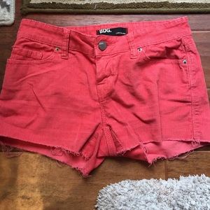 BDG Corduroy cutoff shorts