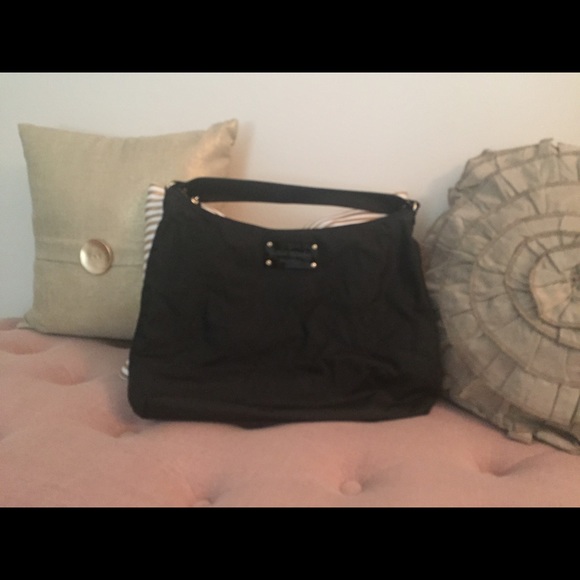 Kate Spade black nylon purse