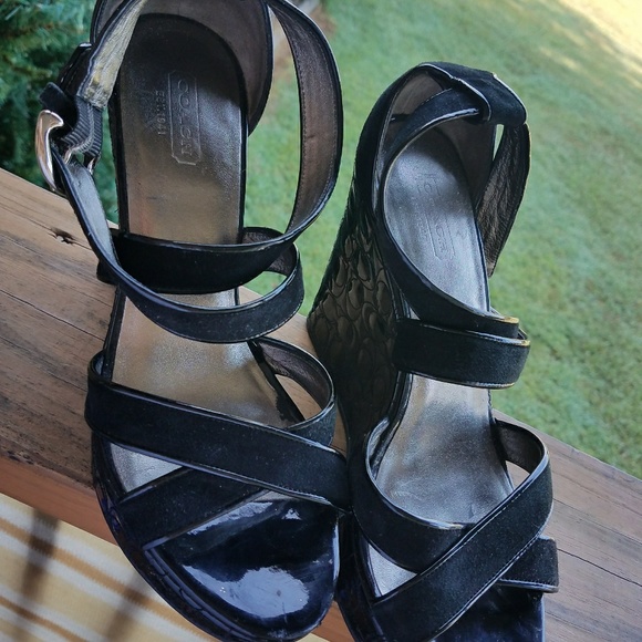Coach Strappy Wedge - Picture 1 of 5