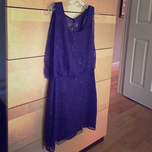 Sparkly Purple Cocktail Dress by Laundry